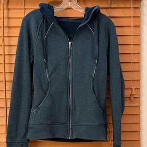 Lululemon Dark Blue Zip-Up Hoodie